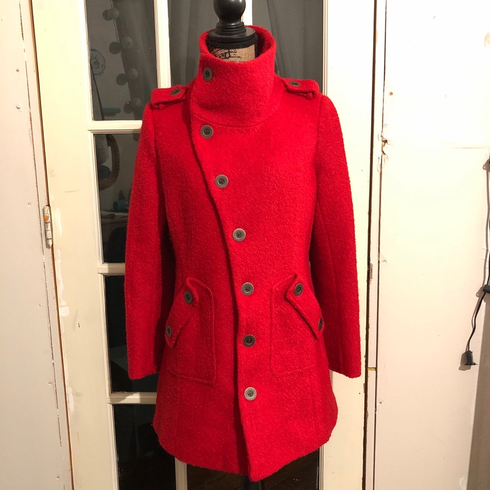 Red Wool Coat